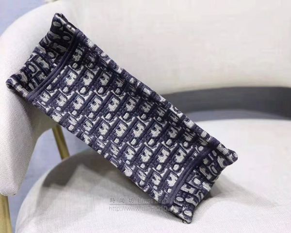 Dior包 迪奧復古凹造型刺繡小號手袋 Dior Mini Book tote手提包  Dyd1103